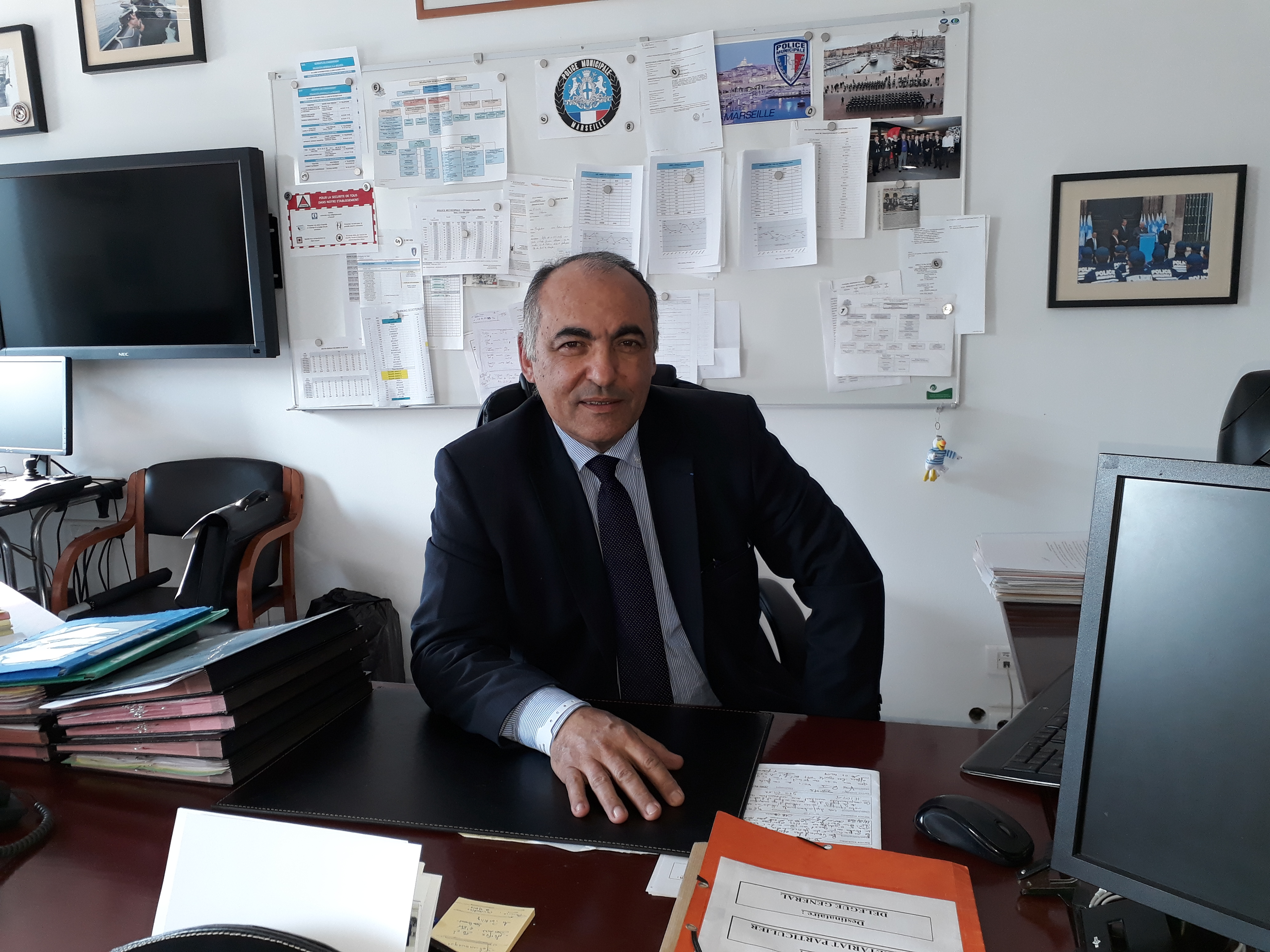 Marc Labouz, le patron de la police municipale de Marseille
