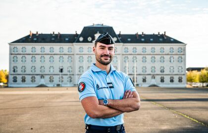 Killian a passé le concours d'officier de gendarmerie