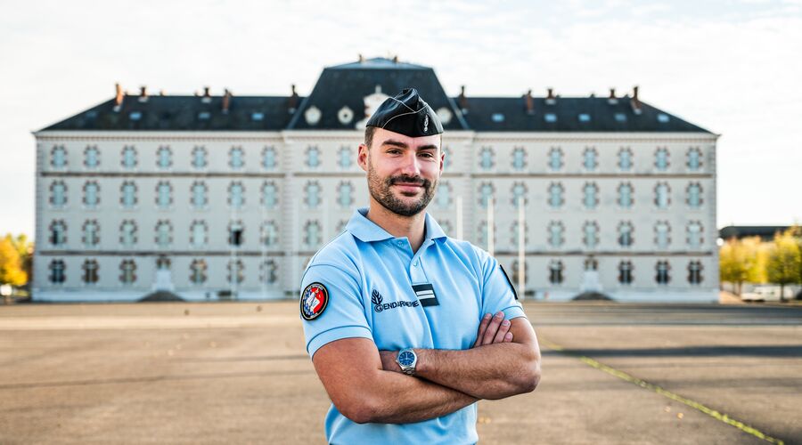 Killian a passé le concours d'officier de gendarmerie