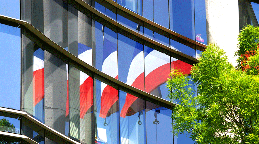 Drapeau france flotte batiment fonction publique