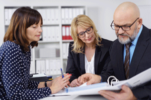 Fonctionnaire au travail dans la fonction publique