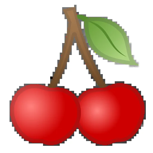 emoji cerise