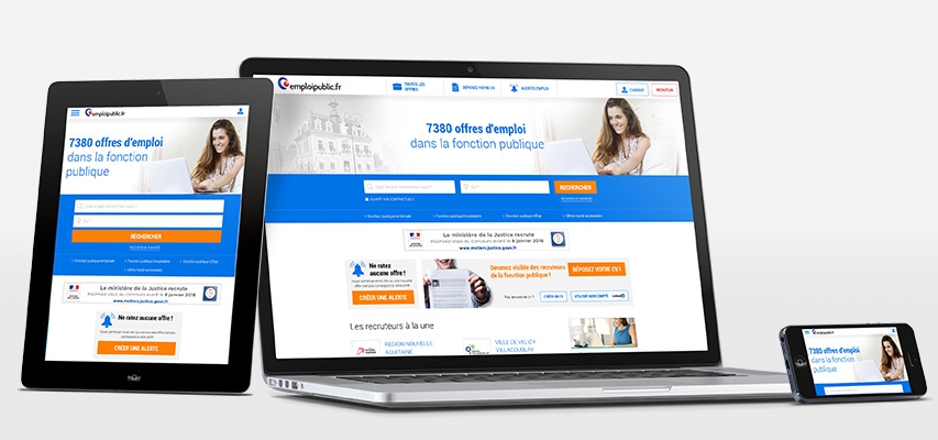Emploipublic.fr responsive